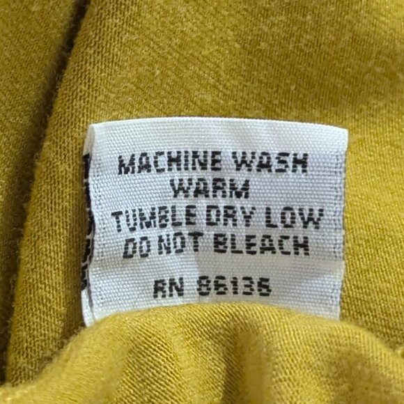 Bryn Walker Mustard Chartreuse Tunic top XL - Picture 6 of 7